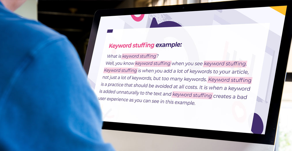 A Big No-No: Keyword Stuffing or Hidden Text