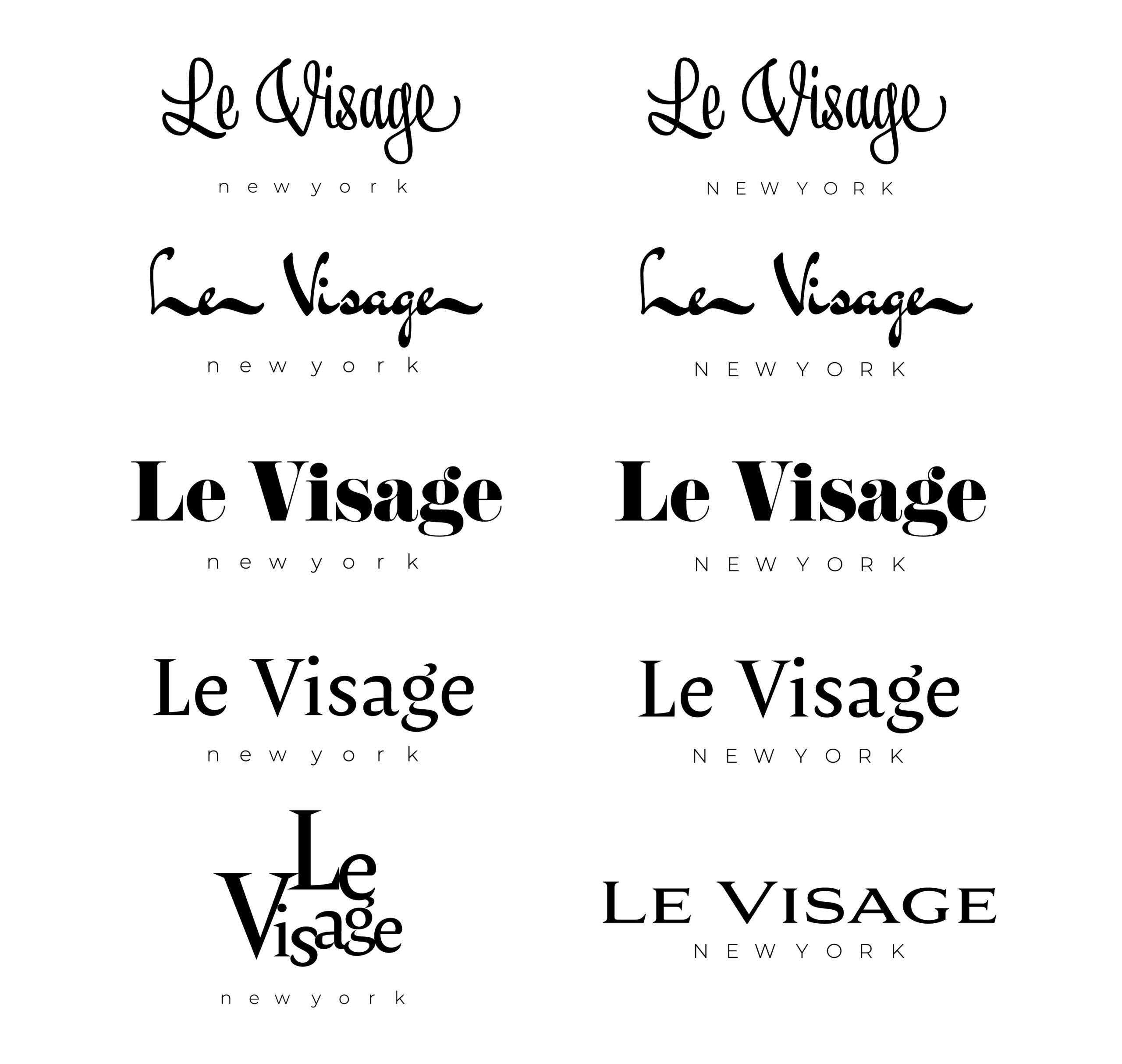 Lash & Eyebrow Salon Logo Design 3